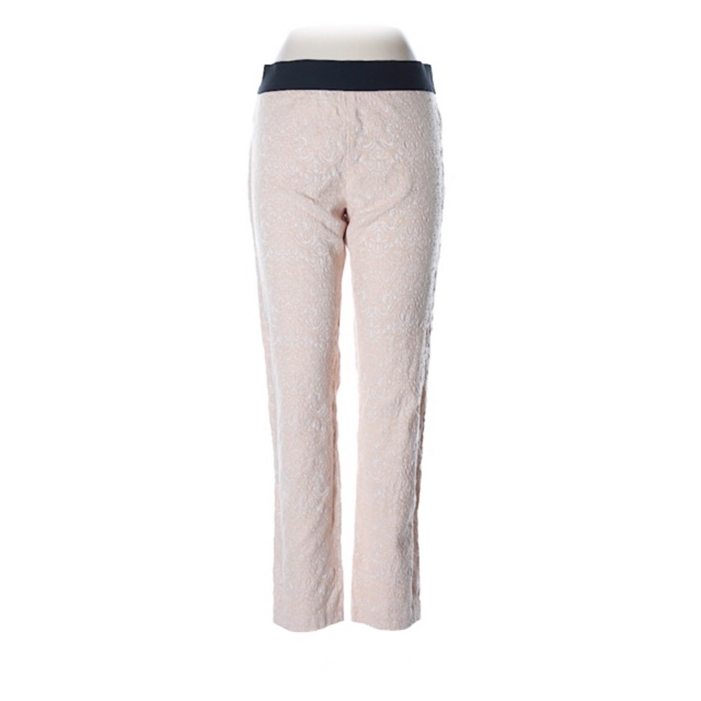 !IT Collective Blush Brocade Skinny Ankle Pants